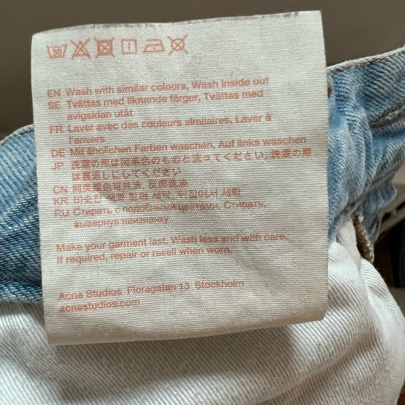 Acne Studios Two-tone Jeans Repurposed Line Season 4 - Picture 9 of 9